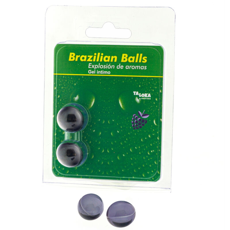 TALOKA - 2 BRAZILIAN BALLS BERRIES INTIMATE GEL - My naughty haven #
