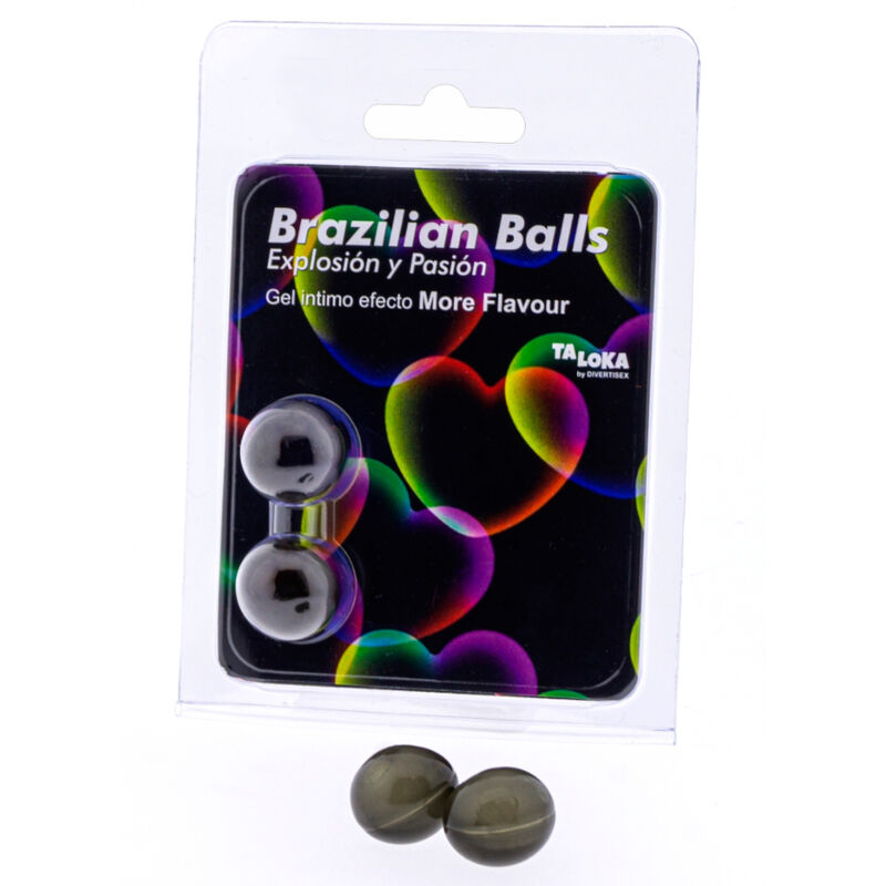TALOKA - 2 BRAZILIAN BALLS MORE FLAVOUR EFFECT EXCITING GEL - My naughty haven #