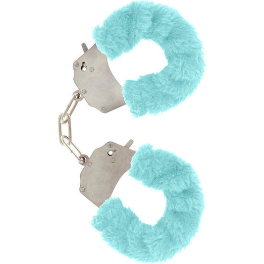 TOYJOY - FURRY FUN CUFFS BONDAGE BLUE - My naughty haven #