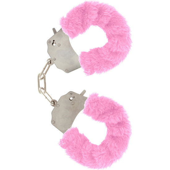 TOYJOY - FURRY FUN CUFFS BONDAGE PINK - My naughty haven #