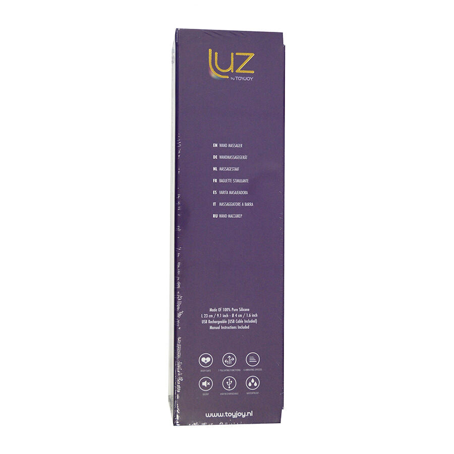 TOYJOY - LIGHT ZENITH WAND MASSAGER BLACK - My naughty haven #