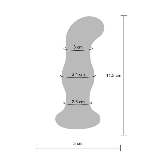 TOYJOY - THE GLEAMING VIBRATING GLAS BUTTPLUG - My naughty haven #