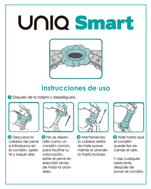 UNIQ - SMART LATEX FREE PRE-ERECTION CONDOMS 3 UNITS - My naughty haven #
