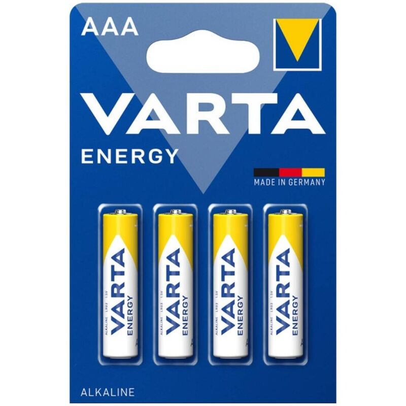 VARTA - ENERGY ALKALINE BATTERY AAA LR03 BLISTER*4 - My naughty haven #