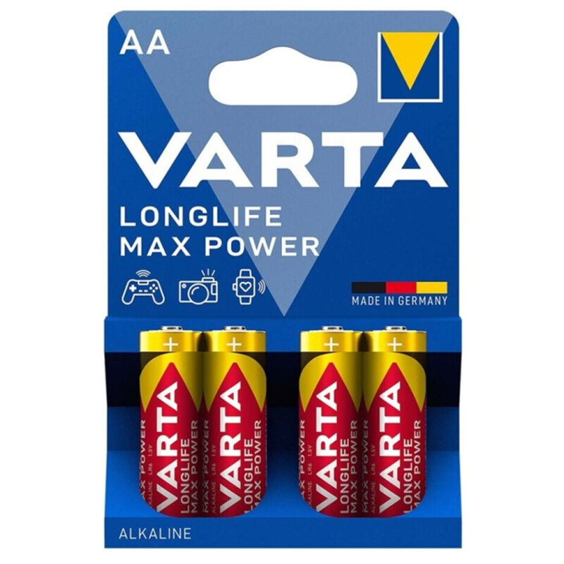 VARTA - MAX POWER ALKALINE BATTERY AA LR6 4 UNIT - My naughty haven #