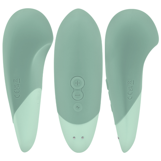 WOMANIZER - VIBE LAY-ON SILENT VIBRATOR SAGE - My naughty haven #