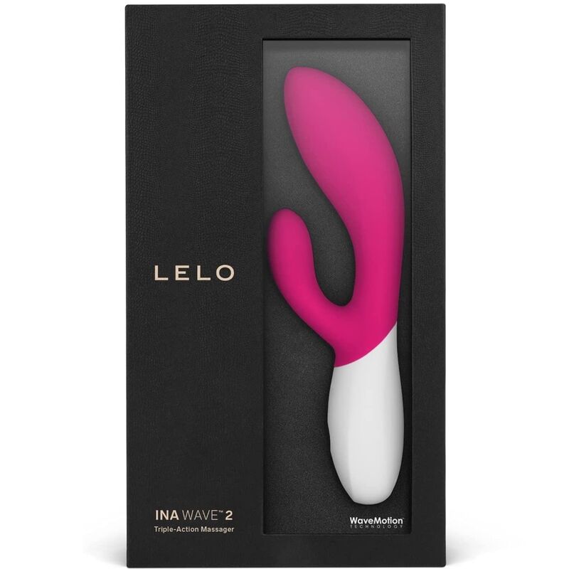 LELO - INA WAVE 2 VBRADOR ЛУКСОЗЕН СПЕЦИАЛЕН МЕХАНИЗЪМ ФУКСИЯ