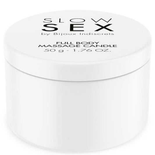 Bijoux - Масажна свещ за тяло Slow Sex - 50 г