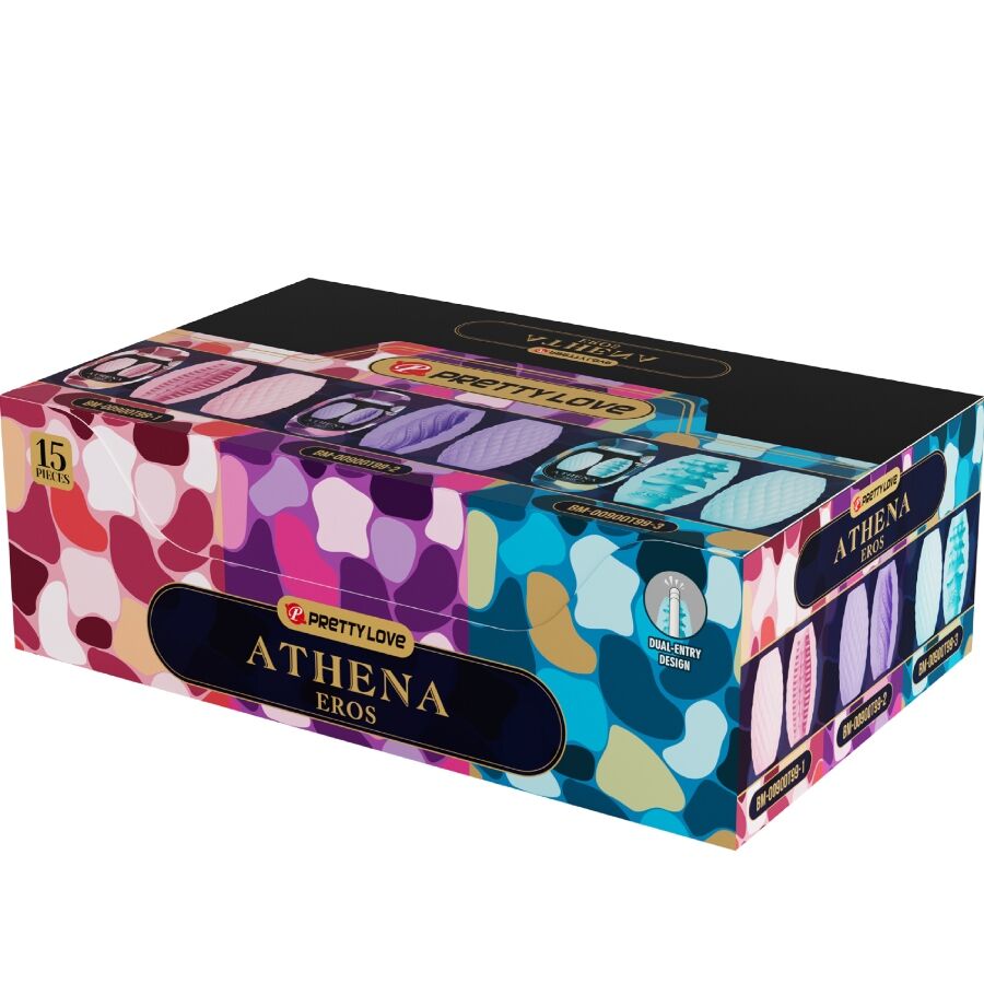 Pretty Love – Комплект от 15 различни мъжки мастурбатора Athena Eros