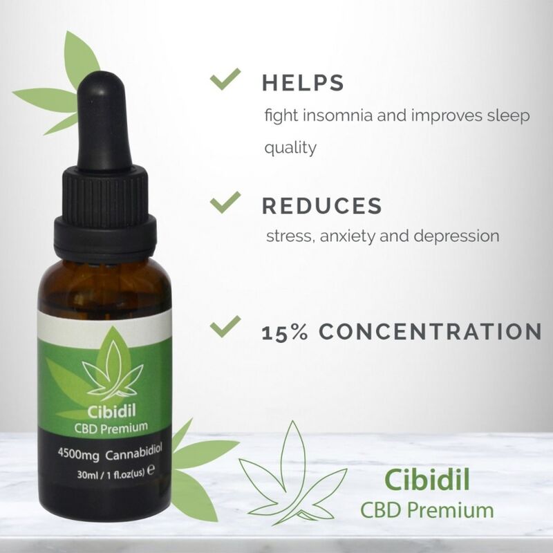 500 COSMETICS - CIBIDIL RELAXING CBD OIL 15 % 30 ML - My naughty haven #