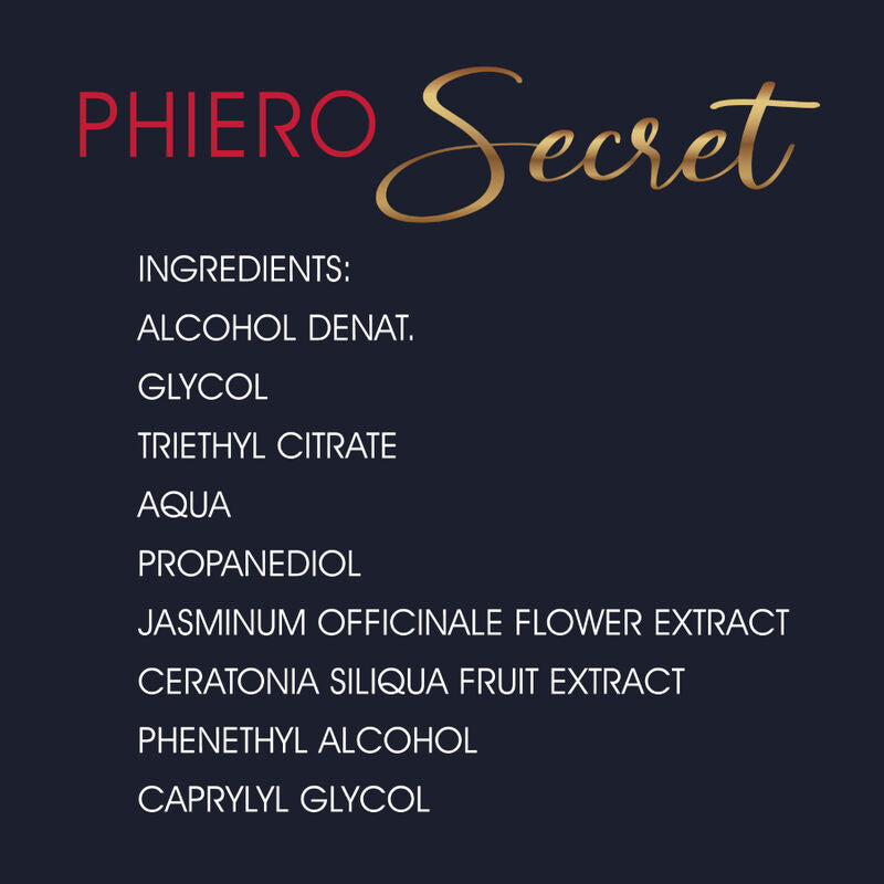500 COSMETICS - PHIERO SECRET NATURAL ODORLESS COMBINATION FEMALE SEX HORMONES 15 ML - My naughty haven #
