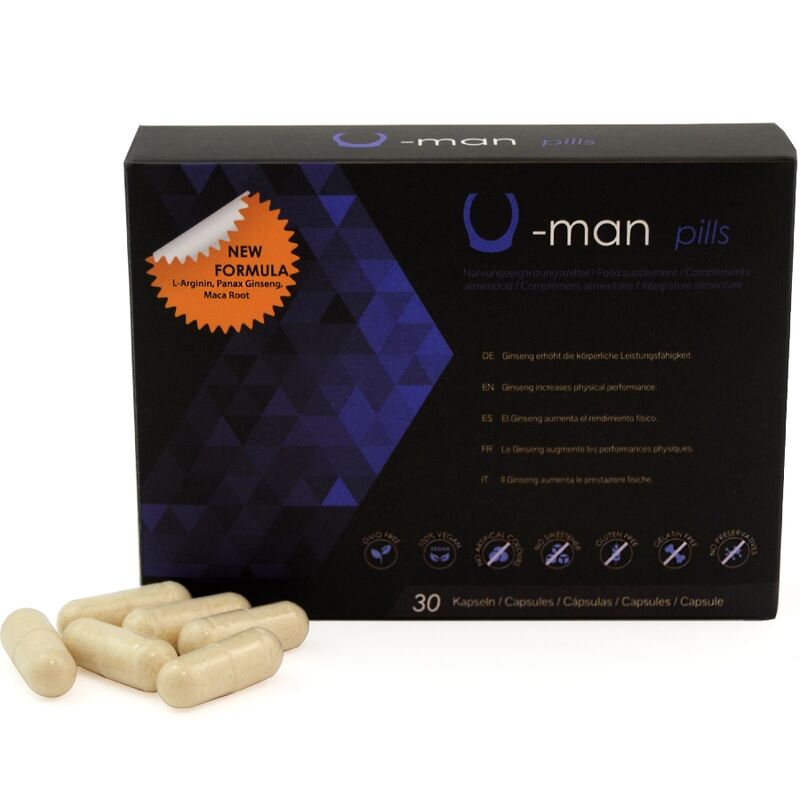 500 COSMETICS - U-MAN ENHANCES PENIS SIZE AND SEXUAL POWER - 30 CAPSULES - My naughty haven #
