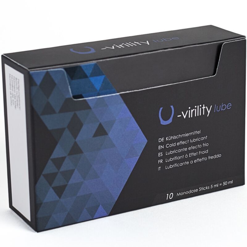 500 COSMETICS - U-VIRILITY LUBE COLD EFFECT LUBRICANT 10 X 5 ML - My naughty haven #