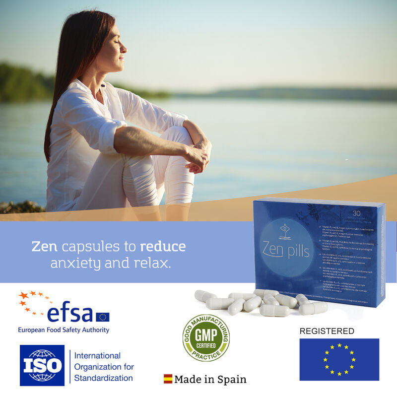 500 COSMETICS - ZEN PILLS CAPSULES TO REDUCE ANXIETY - My naughty haven #