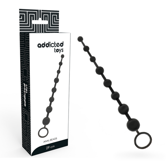 ADDICTED TOYS - ANAL BEADS 29 CM BLACK - My naughty haven #