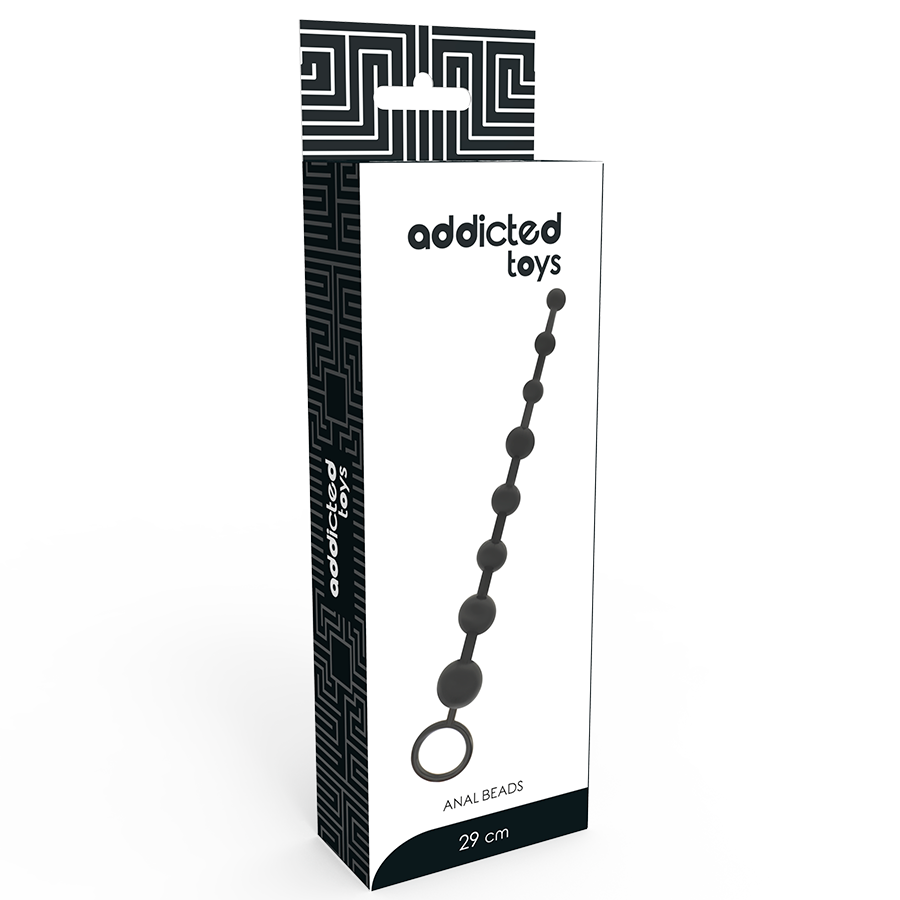 ADDICTED TOYS - ANAL BEADS 29 CM BLACK - My naughty haven #