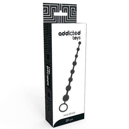 ADDICTED TOYS - ANAL BEADS 29 CM BLACK - My naughty haven #