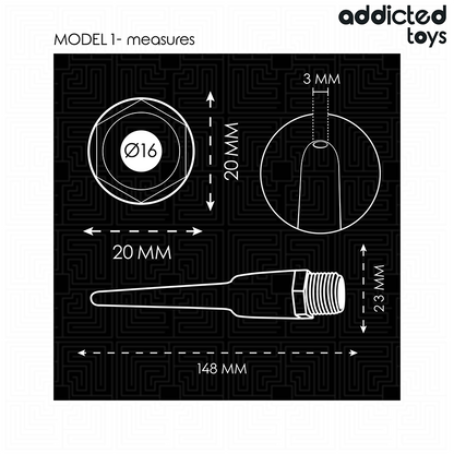 ADDICTED TOYS - ANAL CLEANER WITH UNIVERSAL ADAPTER MODEL 1 - My naughty haven #