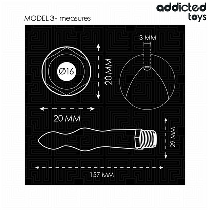 ADDICTED TOYS - ANAL CLEANER WITH UNIVERSAL ADAPTER MODEL 3 - My naughty haven #