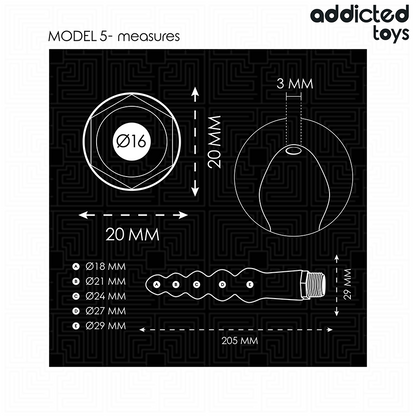 ADDICTED TOYS - ANAL CLEANER WITH UNIVERSAL ADAPTER MODEL 5 - My naughty haven #