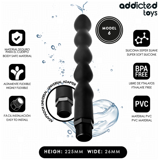 ADDICTED TOYS - ANAL CLEANER WITH UNIVERSAL ADAPTER MODEL 6 - My naughty haven #