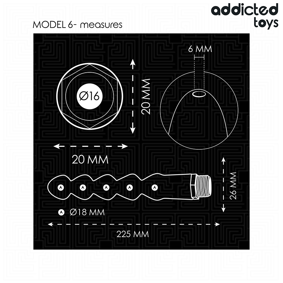 ADDICTED TOYS - ANAL CLEANER WITH UNIVERSAL ADAPTER MODEL 6 - My naughty haven #