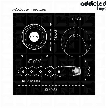 ADDICTED TOYS - ANAL CLEANER WITH UNIVERSAL ADAPTER MODEL 6 - My naughty haven #