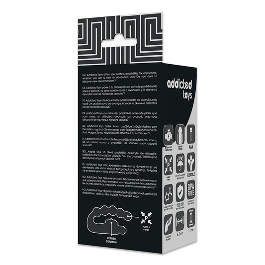 ADDICTED TOYS - АНАЛЕН МАСАЖОР ЗА ПРОСТАТА С ВИБРАЦИЯ