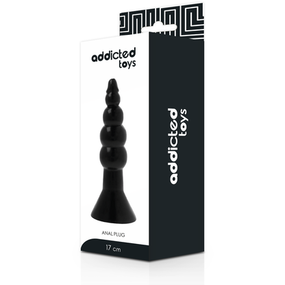 ADDICTED TOYS - ANAL PLUG 17 CM BLACK - My naughty haven #
