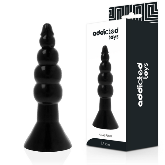 ADDICTED TOYS - ANAL PLUG 17 CM BLACK - My naughty haven #