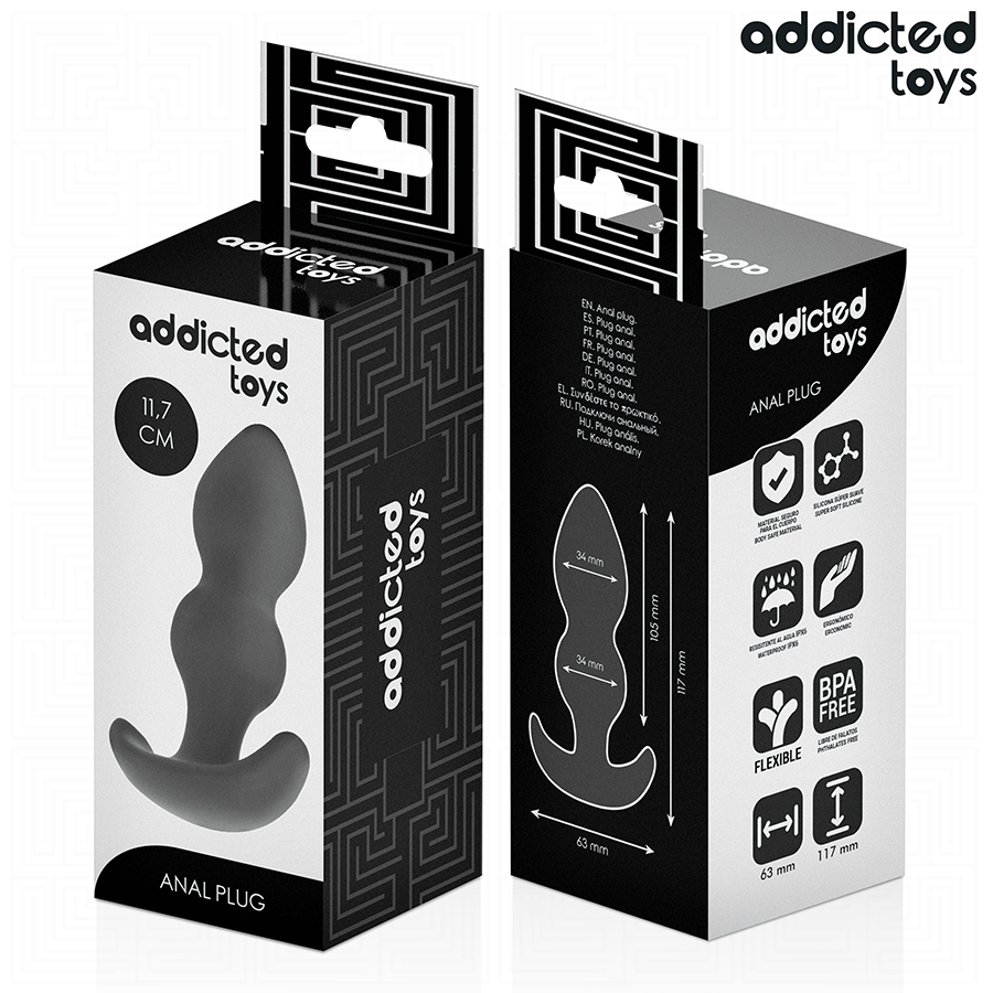 ADDICTED TOYS - ANAL PLUG SILICONE SIZE L 11.7 CM - My naughty haven #