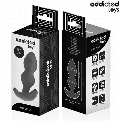 ADDICTED TOYS - ANAL PLUG SILICONE SIZE L 11.7 CM - My naughty haven #