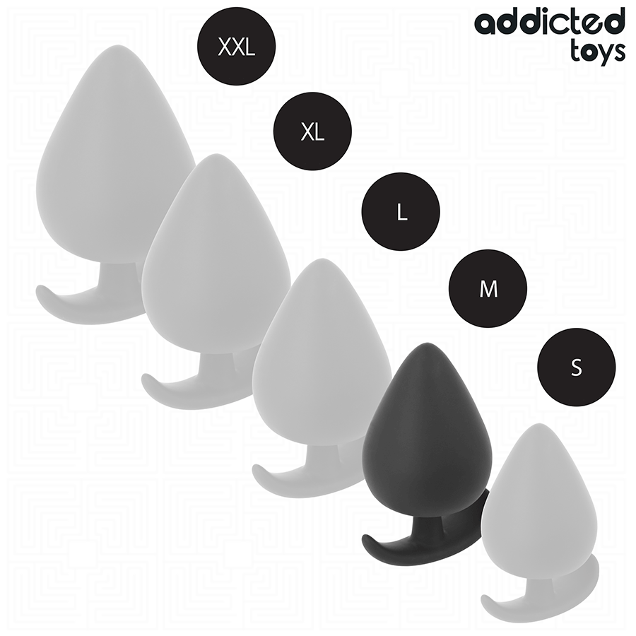 ADDICTED TOYS - ANAL PLUG SILICONE SIZE M 6.6 CM - My naughty haven #