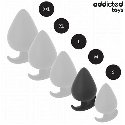 ADDICTED TOYS - ANAL PLUG SILICONE SIZE M 6.6 CM - My naughty haven #