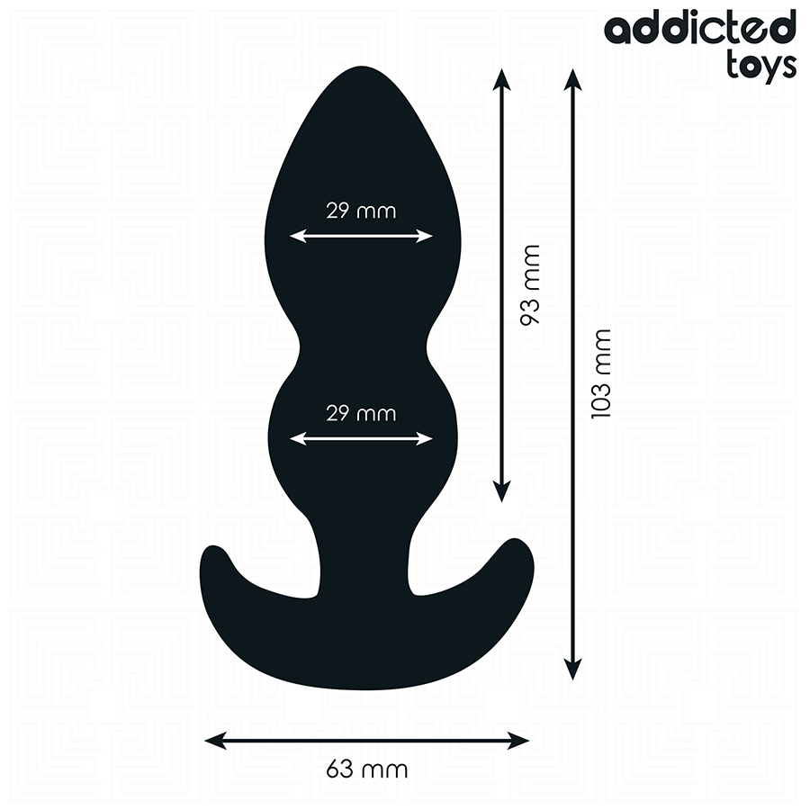 ADDICTED TOYS - ANAL PLUG SILICONE SIZE S 10.3 CM - My naughty haven #