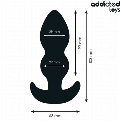 ADDICTED TOYS - ANAL PLUG SILICONE SIZE S 10.3 CM - My naughty haven #