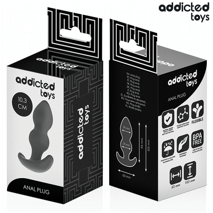 ADDICTED TOYS - ANAL PLUG SILICONE SIZE S 10.3 CM - My naughty haven #