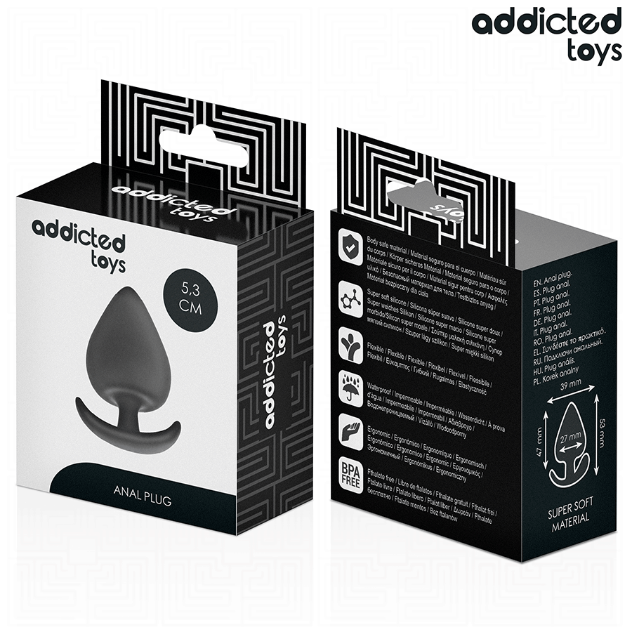 ADDICTED TOYS - ANAL PLUG SILICONE SIZE S 5.3 CM - My naughty haven #
