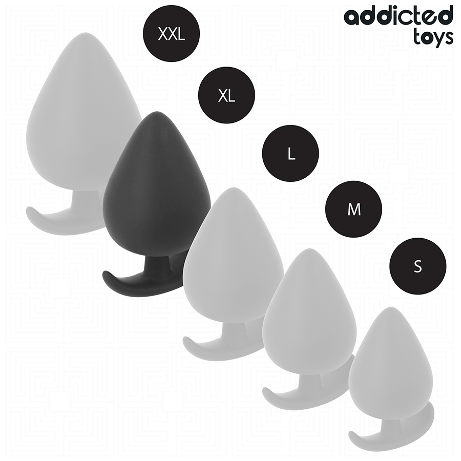 ADDICTED TOYS - ANAL PLUG SILICONE SIZE XL 9.5 CM - My naughty haven #