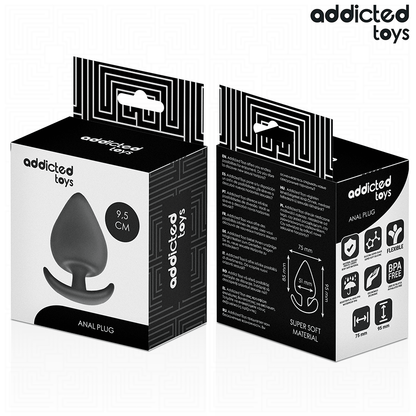 ADDICTED TOYS - ANAL PLUG SILICONE SIZE XL 9.5 CM - My naughty haven #