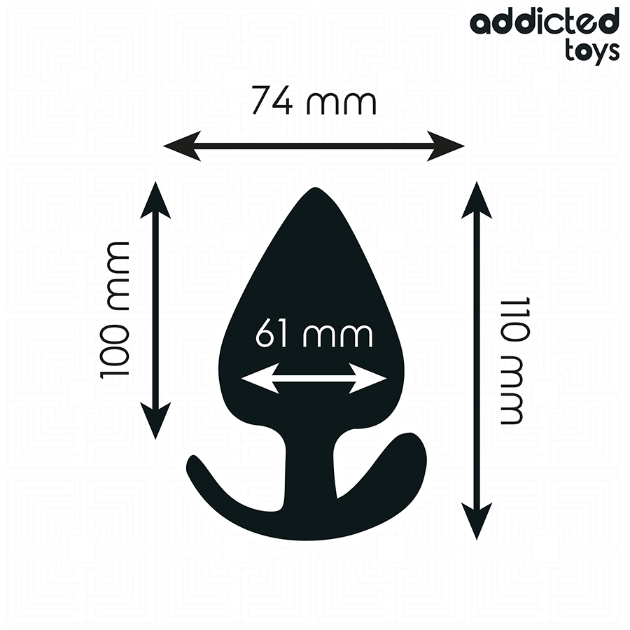 ADDICTED TOYS - ANAL PLUG SILICONE SIZE XXL 11 CM - My naughty haven #