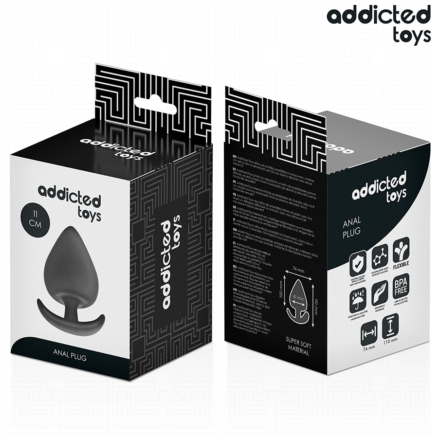 ADDICTED TOYS - ANAL PLUG SILICONE SIZE XXL 11 CM - My naughty haven #