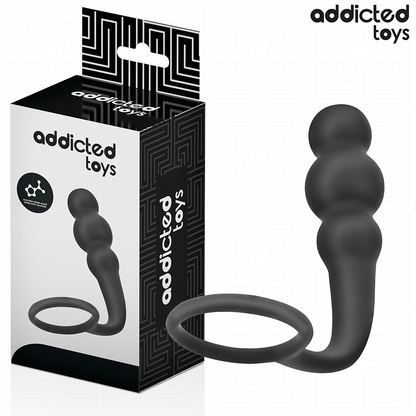 ADDICTED TOYS - ANAL PLUG WITH RING SILICONE MODEL 1 - My naughty haven #
