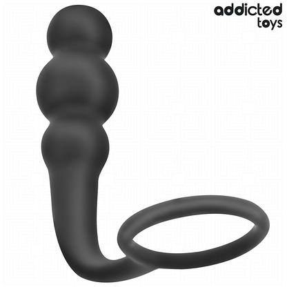 ADDICTED TOYS - ANAL PLUG WITH RING SILICONE MODEL 1 - My naughty haven #