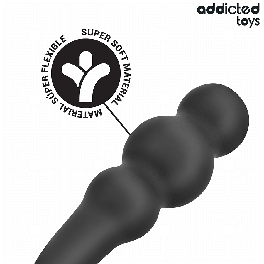 ADDICTED TOYS - ANAL PLUG WITH RING SILICONE MODEL 1 - My naughty haven #