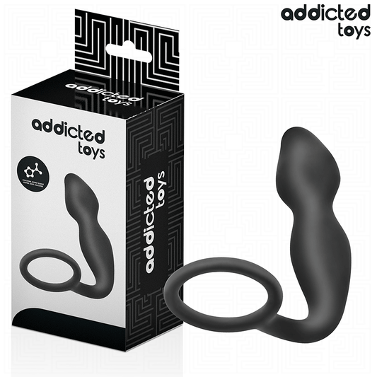 ADDICTED TOYS - ANAL PLUG WITH RING SILICONE MODEL 2 - My naughty haven #
