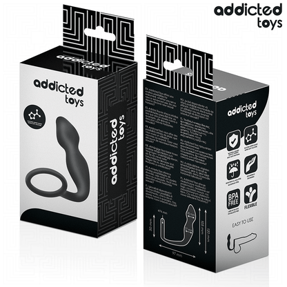 ADDICTED TOYS - ANAL PLUG WITH RING SILICONE MODEL 2 - My naughty haven #