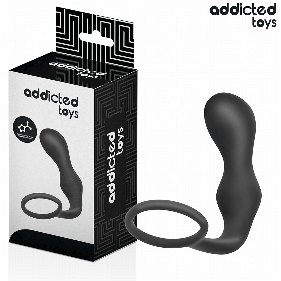 ADDICTED TOYS - ANAL PLUG WITH RING SILICONE MODEL 3 - My naughty haven #