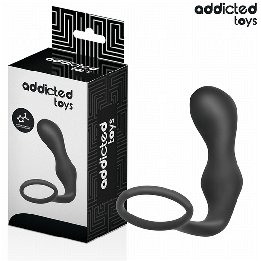 ADDICTED TOYS - ANAL PLUG WITH RING SILICONE MODEL 3 - My naughty haven #