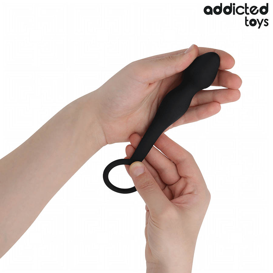 ADDICTED TOYS - ANAL PLUG WITH RING SILICONE MODEL 3 - My naughty haven #